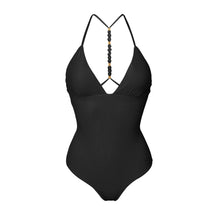 Load image into Gallery viewer, Product Front: Rio De Sol One-Piece Malibu-Black Alani-Op