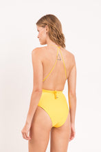 Load image into Gallery viewer, Model Back: Rio De Sol One-Piece Amarelo New Vegas