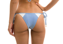 Load image into Gallery viewer, Model Back: Rio De Sol Bottom Bottom Garoa White Tri