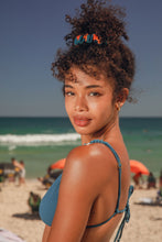 Load image into Gallery viewer, Model Front: Rio De Sol Hair Accessory Luma Scrunchie