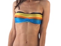 Load and play video in Gallery viewer, Video: Rio De Sol Top Top Artsy Bandeau-Pli