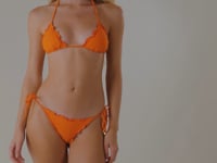Load and play video in Gallery viewer, Video: Rio De Sol Set Set Dots-Orange Frufru