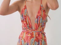 Load and play video in Gallery viewer, Video: Rio De Sol One-Piece Sea-Bloom New Vegas