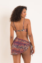 Load image into Gallery viewer, Model Back: Rio De Sol Beach Skirt Cobra Mini-Sarong