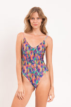 Load image into Gallery viewer, Model Front: Rio De Sol One-Piece Euphoria Hype