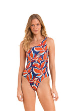 Load image into Gallery viewer, Image 04: Rio De Sol One-Piece Leaves Santorini