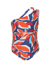 Load image into Gallery viewer, Product Front: Rio De Sol Girl's One-Piece Leaves Santorini-Kids