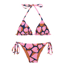 Load image into Gallery viewer, Product Front: Rio De Sol Set Set Amore-Pink Tri-Inv Lacinho