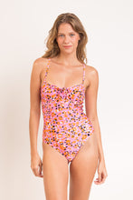 Load image into Gallery viewer, Model Front: Rio De Sol One-Piece Sweet-Camo Julia