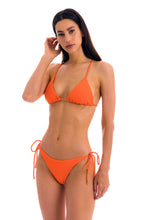 Load image into Gallery viewer, Model Front: Rio De Sol Top Top St-Tpz-Tangerina Tri-Inv