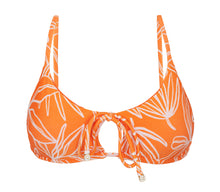 Load image into Gallery viewer, Product Front: Rio De Sol Top Top Trail-Orange Tank-Tie