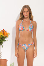Load image into Gallery viewer, Model Front: Rio De Sol Top Top Zinnia Mel