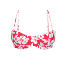 Load image into Gallery viewer, Product Front: Wednesday In Hawaii By Rio De Sol Top Top Pua-Hibiscus Coral
