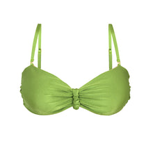 Load image into Gallery viewer, Product Front: Rio De Sol Top Top Shimmer-Botanica Bandeau-Crispy
