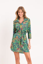 Load image into Gallery viewer, Model Front: Rio De Sol Shirtdress Wilds Chemise
