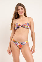 Load image into Gallery viewer, Model Front: Rio De Sol Set Set Garden-Flower Bandeau-Joy Essential
