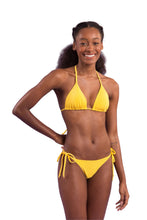 Load image into Gallery viewer, Image 04: Rio De Sol Bottom Bottom Malibu-Yellow Cheeky-Tie
