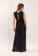 Load image into Gallery viewer, Model Back: Rio De Sol Maxi Dresses Black Long Dress Soleil
