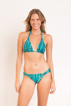 Load image into Gallery viewer, Model Front: Rio De Sol Top Top Rain Mel
