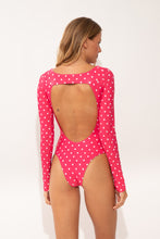 Load image into Gallery viewer, Model Back: Wednesday In Hawaii By Rio De Sol One-Piece Kiko-Guava Surf
