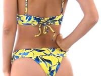 Load and play video in Gallery viewer, Video: Rio De Sol Bottom Bottom Lemon Flower Tri Cos

