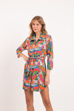 Load image into Gallery viewer, Image 09: Rio De Sol Shirtdress Jungle Chemise
