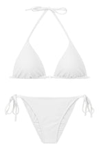 Load image into Gallery viewer, Product Front: Rio De Sol Set Set Bora-White Tri-Inv Lacinho
