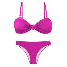 Load image into Gallery viewer, Product Front: Rio De Sol Set Set Shimmer-Gaia Bandeau-Joy Essential
