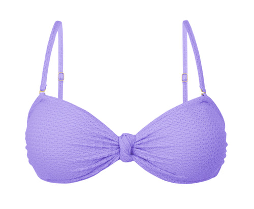 Product Front: Rio De Sol Top Top Bora-Lavanda Bandeau-Joy