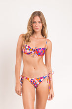 Load image into Gallery viewer, Model Front: Rio De Sol Top Top Funny Balconet-Tie
