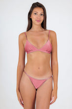 Load image into Gallery viewer, Model Front: Rio De Sol Top Top Shimmer-Confetti Tri-Fixo

