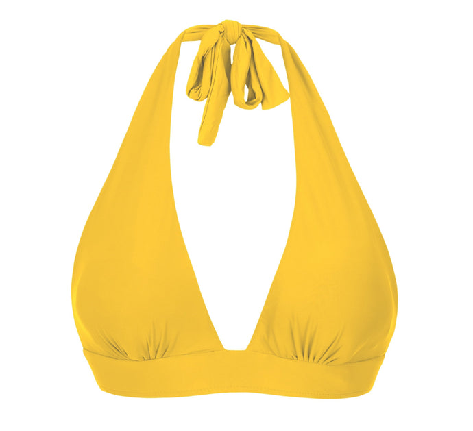 Product Front: Rio De Sol Top Top Sunflower Halter-Cos