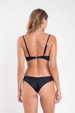 Load image into Gallery viewer, Model Back: Rio De Sol Top Top Touch-Black Bandeau-Crispy
