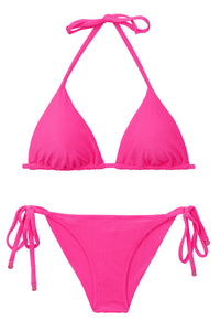 Set Malibu-Rosa Tri-Inv Cheeky-Tie